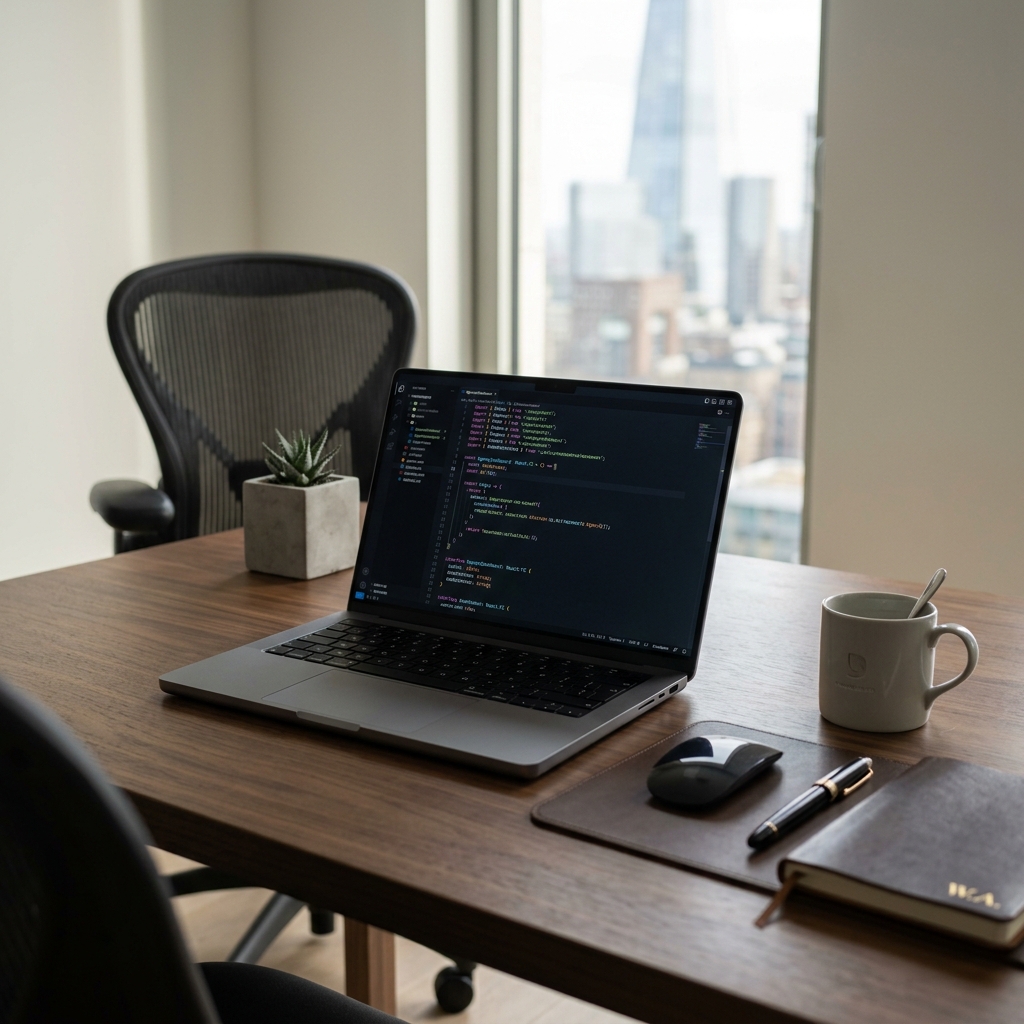 Side-by-side comparison of Next.js code architecture and Wix website builder interface highlighting performance and SEO differences